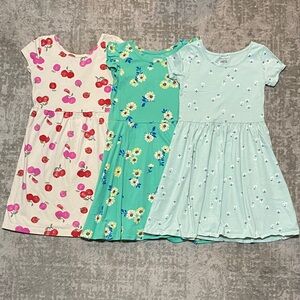 Bundle of 3 girls short sleeve dresses. Size 6